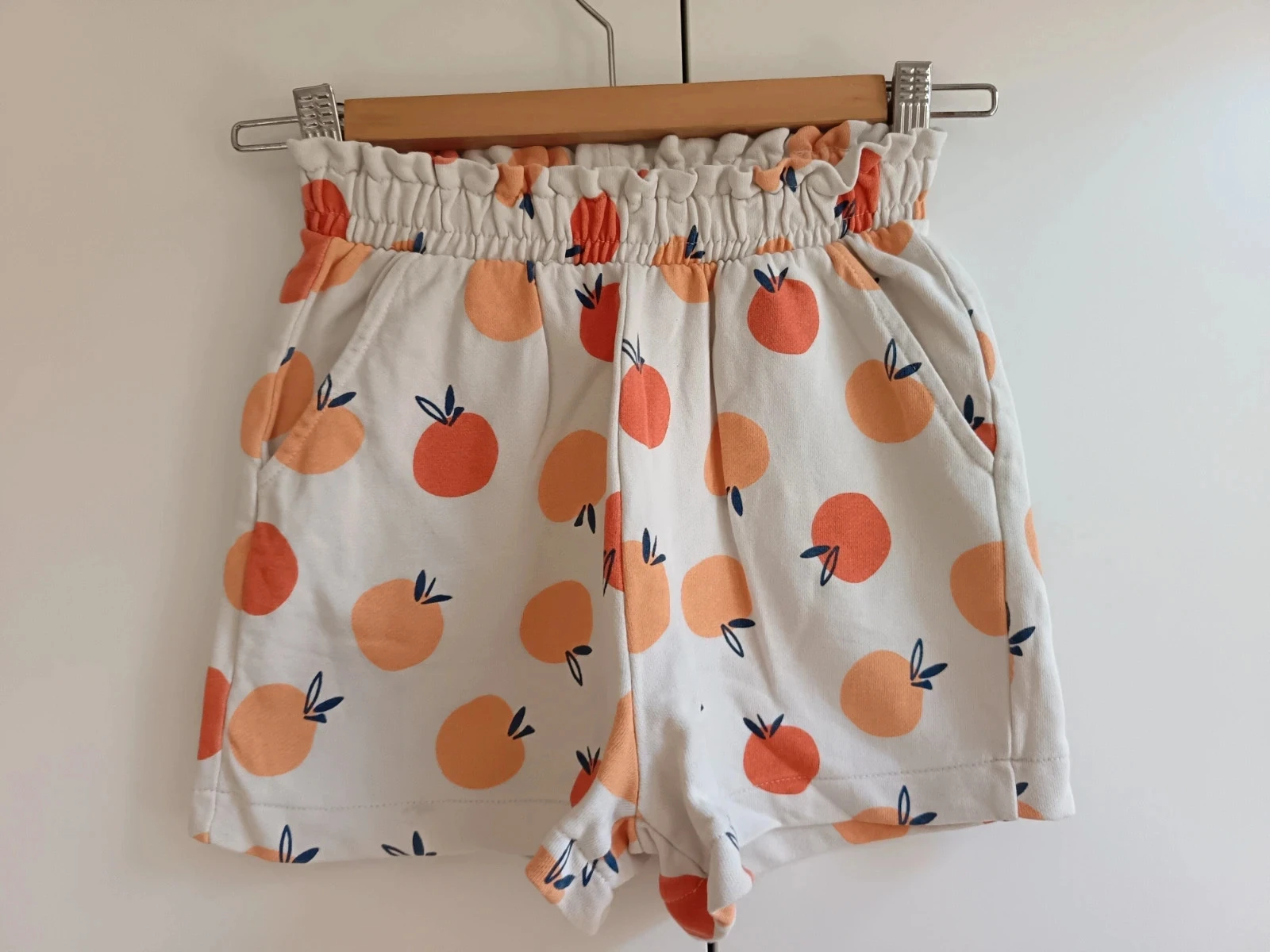 Short fille oversize kiabi 8 ans coton pêche